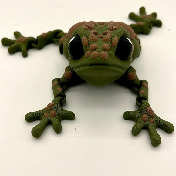 Toad 5” 3D-Printed Fidget Toy Fun Collectible Stress Re… - Picture 1 of 3